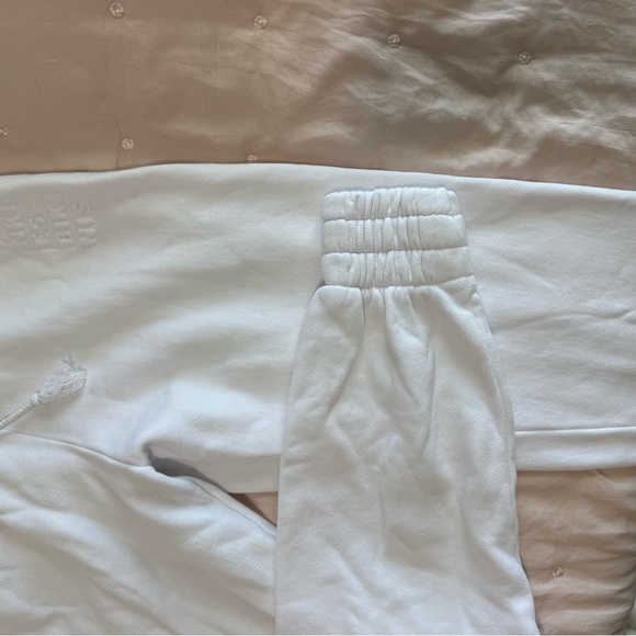 Frankie's Bikinis White Joggers - Picture 7 of 8